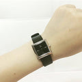  Shop Authentic Calvin Klein Mark Black Dial Black Leather Strap Watch for Women - K3R231C1 - Luxxuri