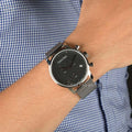  Shop Authentic Calvin Klein City Chronograph Black Dial Silver Mesh Bracelet Watch for Men - K2G27121 - Luxxuri