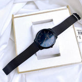  Shop Authentic Calvin Klein Minimal Black Dial Black Mesh Bracelet Watch for Men - K3M21421 - Luxxuri