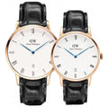  Shop Authentic Daniel Wellington Dapper Reading White Dial Black Leather Strap Watch For Men - DW00100107 - Luxxuri