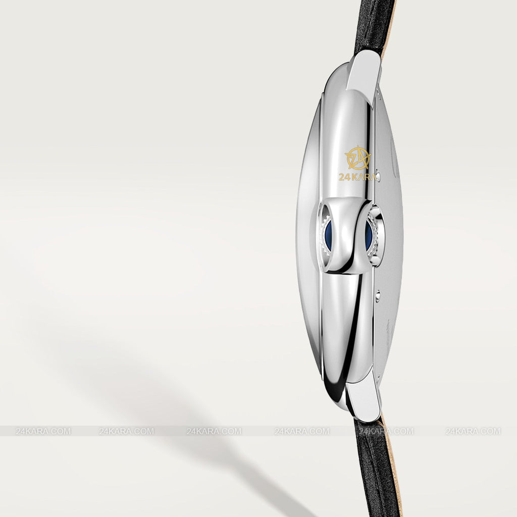  Shop Authentic Cartier Ballon Bleu De Cartier Black Dial Black Leather Strap Watch for Men - WSBB0003 - Luxxuri