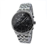  Shop Authentic Citizen Eco Drive Chronograph Black Dial Silver Steel Strap Watch For Men - AT2140-55E - Luxxuri