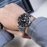  Shop Authentic Citizen Mechanical Black Dial Silver Steel Strap Watch For Men - NJ0120-81E - Luxxuri