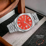  Shop Authentic Citizen x Pantone Automatic Blazing Red Dial Silver Steel Strap Watch For Men - NJ0158-89W - Luxxuri