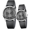  Shop Authentic Calvin Klein Minimal Black Dial Black Leather Strap Watch for Men - K3M211C4 - Luxxuri