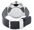  Shop Authentic Calvin Klein Post Minimal White Dial Black Leather Strap Watch for Men - K7627120 - Luxxuri