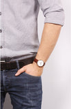  Shop Authentic Daniel Wellington Dapper St Mawes White Dial Brown Leather Strap Watch For Men - DW00100083 - Luxxuri