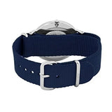  Shop Authentic Daniel Wellington Classic Bayswater White Dial Blue NATO Strap Watch For Men - DW00100276 - Luxxuri