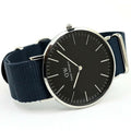  Shop Authentic Daniel Wellington Classic Bayswater Black Dial Black NATO Strap Watch For Men - DW00100278 - Luxxuri