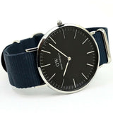 Shop Authentic Daniel Wellington Classic Bayswater Black Dial Black NATO Strap Watch For Men - DW00100278 - Luxxuri