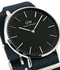  Shop Authentic Daniel Wellington Classic Bayswater Black Dial Black NATO Strap Watch For Men - DW00100278 - Luxxuri