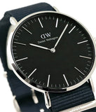  Shop Authentic Daniel Wellington Classic Bayswater Black Dial Black NATO Strap Watch For Men - DW00100278 - Luxxuri