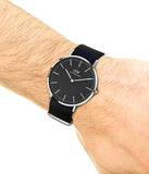  Shop Authentic Daniel Wellington Classic Bayswater Black Dial Black NATO Strap Watch For Men - DW00100278 - Luxxuri