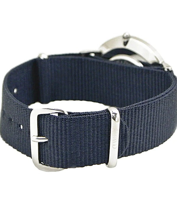  Shop Authentic Daniel Wellington Classic Bayswater White Dial Blue NATO Strap Watch For Women - DW00100280 - Luxxuri