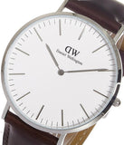  Shop Authentic Daniel Wellington Classic Bristol Quartz White Dial Brown Leather Strap Watch For Men - DW00100023 - Luxxuri