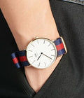  Shop Authentic Daniel Wellington Classic Oxford White Dial Two Tone NATO Strap Watch For Men - DW00100001 - Luxxuri