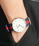  Shop Authentic Daniel Wellington Classic Oxford White Dial Two Tone NATO Strap Watch For Men - DW00100001 - Luxxuri
