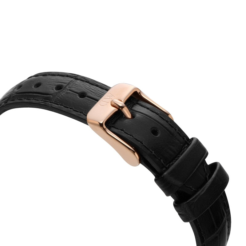  Shop Authentic Daniel Wellington Petite Reading White Dial Black Leather Strap Watch For Women - DW00100173 - Luxxuri