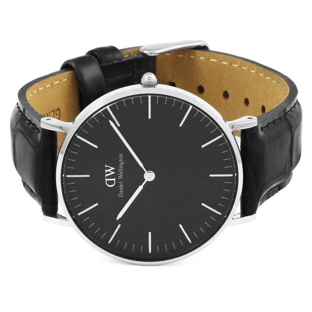  Shop Authentic Daniel Wellington Classic Reading Black Dial Black Leather Strap Watch For Men - DW00100135 - Luxxuri