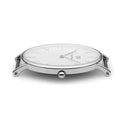  Shop Authentic Daniel Wellington Classic Sheffield White Dial Black Leather Strap Watch For Women - DW00100053 - Luxxuri