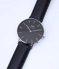  Shop Authentic Daniel Wellington Classic Sheffield Black Dial Black Leather Strap Watch For Women - DW00100145 - Luxxuri