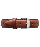  Shop Authentic Daniel Wellington Classic Durham Black Dial Brown Leather Strap Watch For Women - DW00100142 - Luxxuri