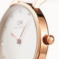  Shop Authentic Daniel Wellington Classy St Mawes White Dial Brown Leather Strap Watch For Women - DW00100059 - Luxxuri