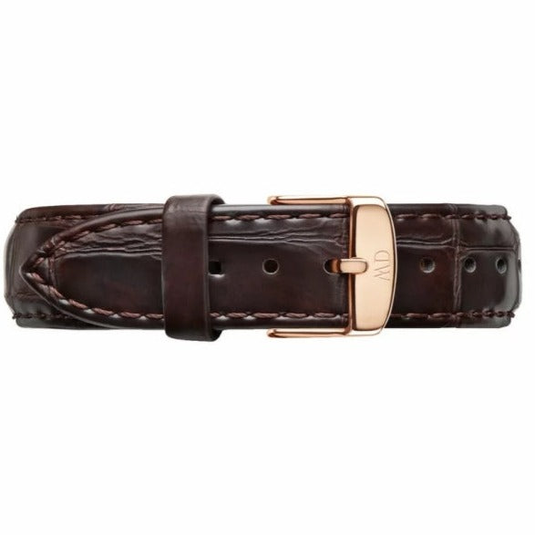  Shop Authentic Daniel Wellington Classic York White Dial Brown Leather Strap Watch For Women - DW00100038 - Luxxuri