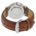  Shop Authentic Daniel Wellington St Mawes White Dial Brown Leather Strap Watch For Men - DW00100052 - Luxxuri