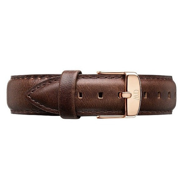  Shop Authentic Daniel Wellington Dapper Bristol White Dial Brown Leather Strap Watch For Men - DW00100086 - Luxxuri