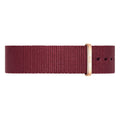  Shop Authentic Daniel Wellington Classic Roselyn Black Dial Maroon Nylon Strap Watch For Women - DW00100273 - Luxxuri