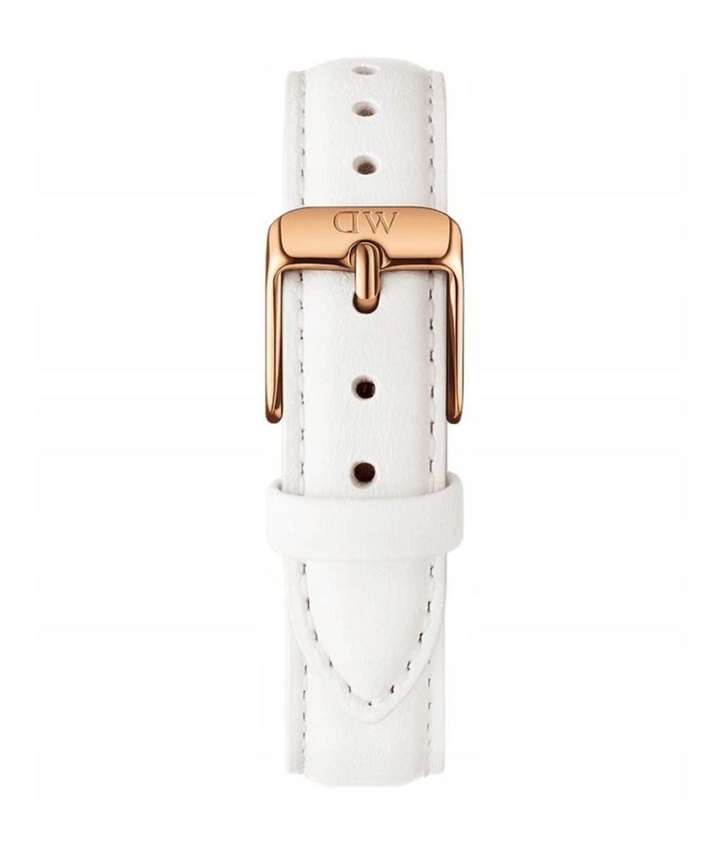  Shop Authentic Daniel Wellington Classic Petite Bondi Black Dial White Leather Strap Watch For Women - DW00100283 - Luxxuri