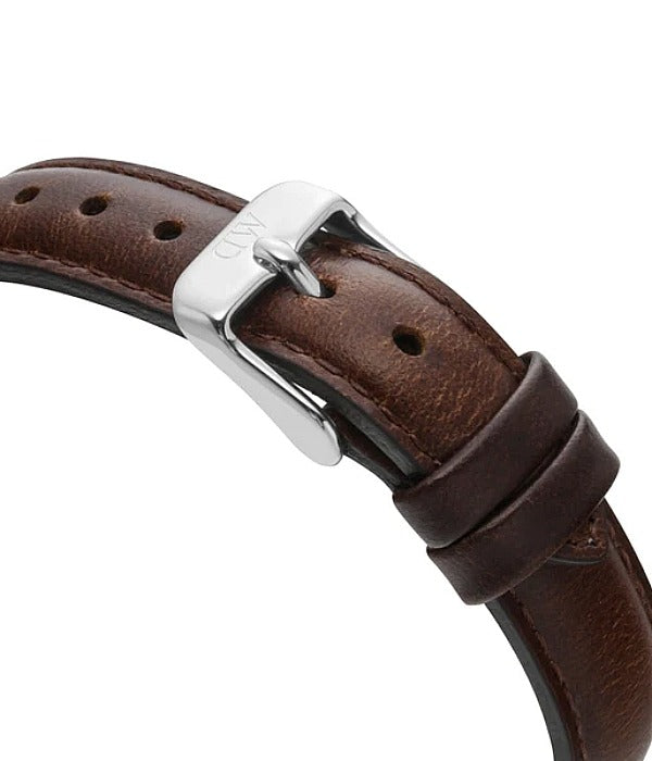  Shop Authentic Daniel Wellington Classic Petite Bristol Black Dial Brown Leather Strap Watch For Women - DW00100177 - Luxxuri