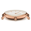 Shop Authentic Daniel Wellington Classic Petite Bristol White Dial Brown Leather Strap Watch For Women - DW00100227 - Luxxuri