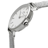  Shop Authentic Daniel Wellington Classic Petite Sterling White Dial Silver Mesh Bracelet Watch for Women - DW00100442 - Luxxuri