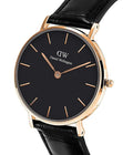  Shop Authentic Daniel Wellington Classic Petite York Black Dial Brown Leather Strap Watch For Women - DW00100226 - Luxxuri