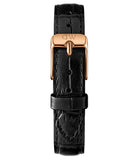  Shop Authentic Daniel Wellington Classic Petite Reading Black Dial Black Leather Strap Watch For Women - DW00100223 - Luxxuri
