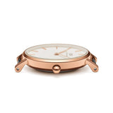  Shop Authentic Daniel Wellington Classic Petite Reading White Dial Black Leather Strap Watch For Women - DW00100229 - Luxxuri