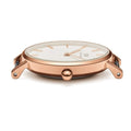  Shop Authentic Daniel Wellington Classic Petite York White Dial Brown Leather Strap Watch For Women - DW00100232 - Luxxuri