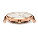  Shop Authentic Daniel Wellington Classic Petite York White Dial Brown Leather Strap Watch For Women - DW00100232 - Luxxuri