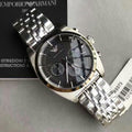  Shop Authentic Emporio Armani Franco Black Dial Silver Steel Strap Watch For Men - AR0373 - Luxxuri