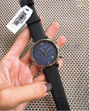  Shop Authentic Emporio Armani Luigi Chronograph Blue Dial Black Leather Strap Watch For Men - AR1736 - Luxxuri