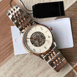  Shop Authentic Emporio Armani Meccanico White Dial Two Tone Steel Strap Watch For Men - AR1921 - Luxxuri