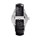  Shop Authentic Emporio Armani Meccanico Automatic Black Dial Leather Strap Watch For Men - AR4629 - Luxxuri