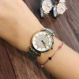  Shop Authentic Emporio Armani Gianni T Bar Analog White Dial Two Tone Steel Strap Watch For Women - AR2076 - Luxxuri