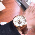  Shop Authentic Fossil Townsman Beige Dial Brown Leather Strap Watch for Men - ME3105 - Luxxuri