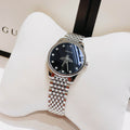  Shop Authentic Gucci G Timeless Quartz Black Dial Silver Steel Strap Watch For Women - YA1265020 - Luxxuri