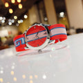  Shop Authentic Gucci G Timeless Quartz Red Dial Two Tone NATO Strap Watch For Men - YA1264070 - Luxxuri