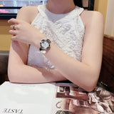  Shop Authentic Gucci Guccissima Diamonds Mother of Pearl Dial Silver Steel Strap Watch For Women - YA134303 - Luxxuri