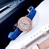  Shop Authentic Guess Crown Jewel Diamonds White Dial Blue Rubber Strap Watch for Women - GW0411L2 - Luxxuri